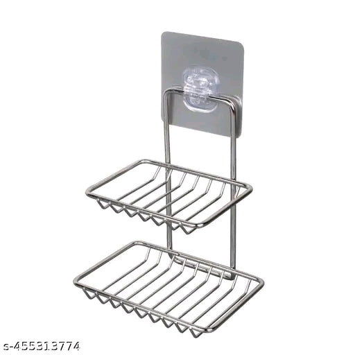 Royal Brothers Wall Mounted Double Layer soap Dish Holder